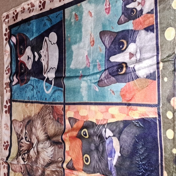 👻Cat throw blanket SALE/ BUNDLE ONLY 2or more items - Picture 4 of 7